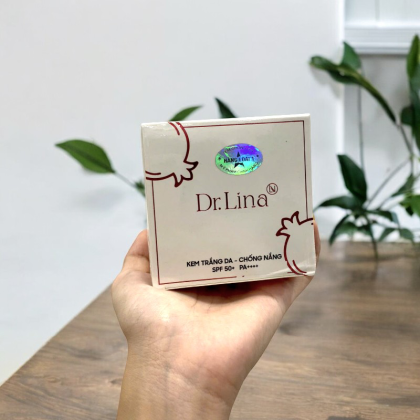 Kem Face Lựu Đỏ Dr.Lina Whitening Face Trắng Da Chống Nắng Ban Ngày SPF50+ PA++++ 25g