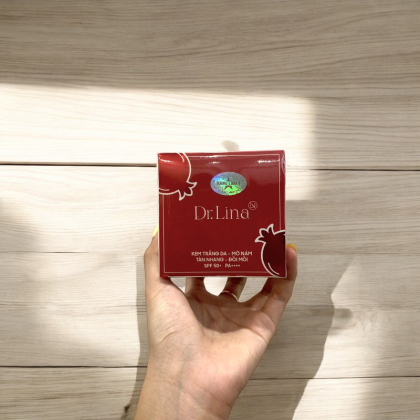 Kem Face Lựu Đỏ Dr.Lina Melasma Face Giảm Nám Ban Đêm 25g