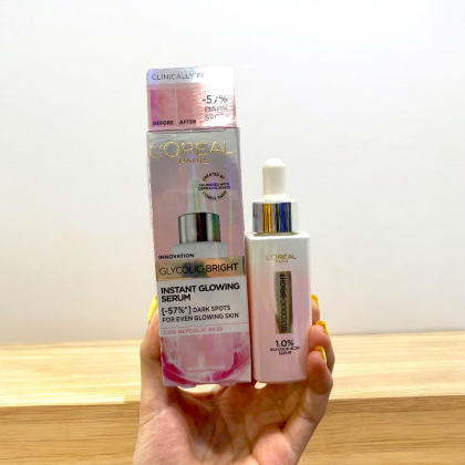 Dưỡng Chất Trắng Da Tức Thì LOreal Paris Glycolic-Bright Instant Glowing
