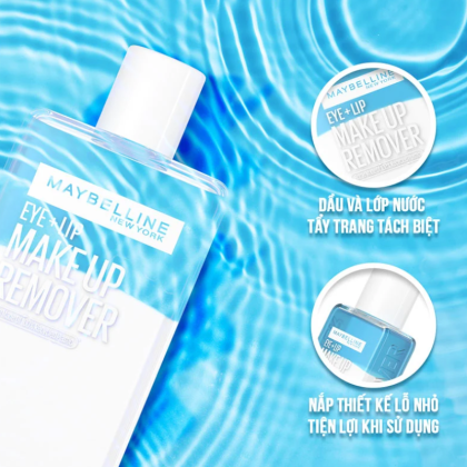 Nước Tẩy Trang Mắt Môi Maybelline Lip & Eyes Make Up Remover