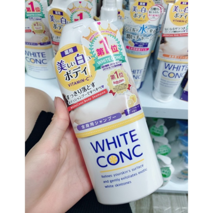 Sữa tắm trắng da White Conc  một trong những loại sữa tắm được yêu thích nhất nhì Nhật Bản sẽ giúp bạn có làn da trắng sáng mịn màng