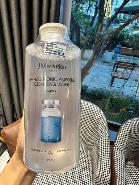 Nước Tẩy Trang Dịu Nhẹ JM Solution H9 Hyaluronic Ampoule Cleansing Water Aqua 850ml