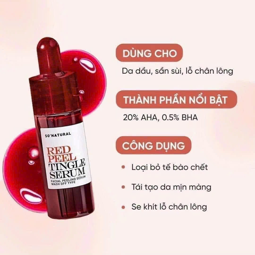 Tinh chất tẩy tế bào chết tái tạo da Red Peel Tingle Serum
