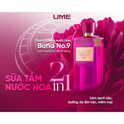 Sữa Tắm Nước Hoa U9 UME U9 Perfume Shower Gel Không chỉ là sữa tắm mà còn là nước hoa ẩn mình trong từng giọt sữa