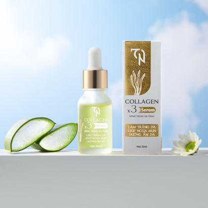 Serum Nám Collagen X3 Đông Trùng Hạ Thảo Mỹ Phẩm Đông Anh giúp giữ ẩm da