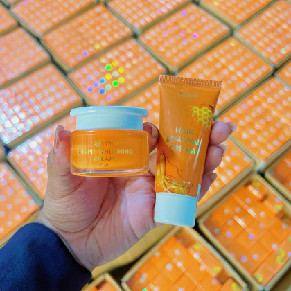 Combo Kem Tẩy Lông + Kem Thâm Nách MQ Skin Sâm Chanh Mật giảm thâm nách