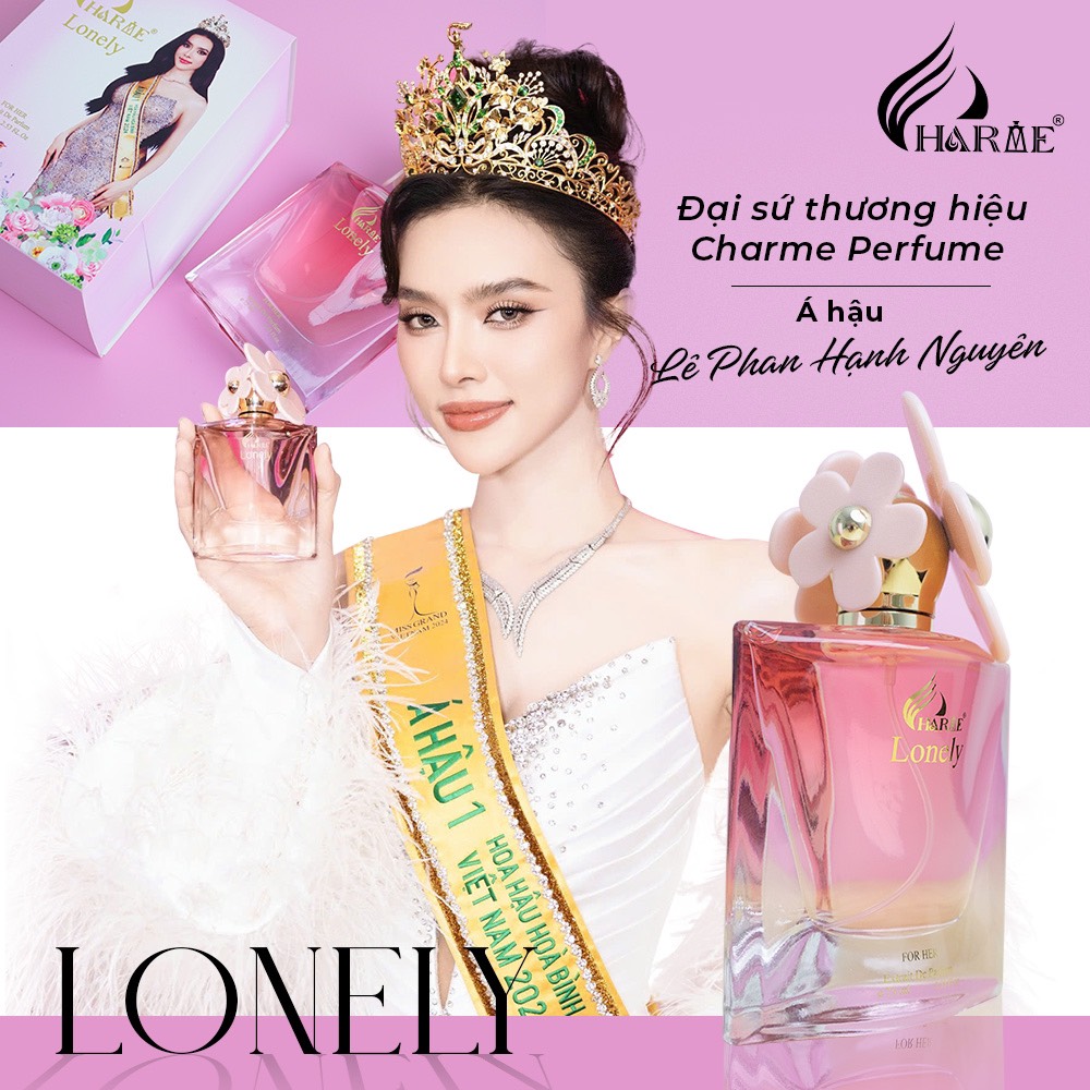 Charme Lonely là một đại diện cho sự hoàn hảo của hương thơm, mang trong mình sứ mệnh khắc họa vẻ đẹp của người phụ nữ ngọt ngào