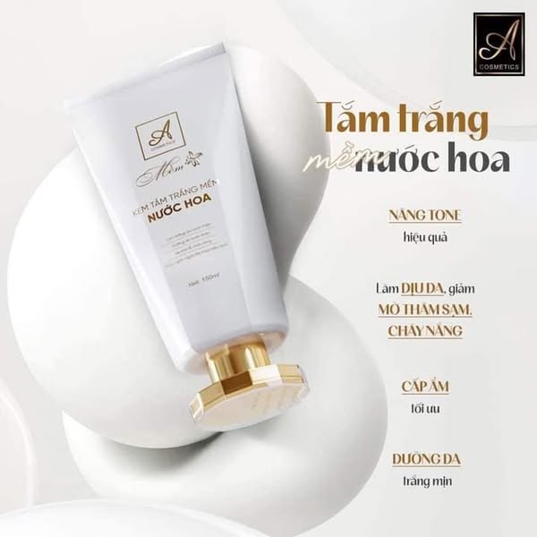 Hướng dẫn cách sử dụng Tắm trắng Mềm Nước Hoa A Cosmetics 2024