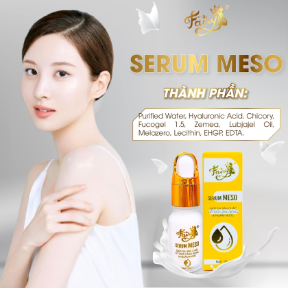 Serum Meso Fairy Hỗ Trợ Dưỡng Trắng Da Căng Bóng 10ml iúp da trắng sáng mềm mịn căng bóng