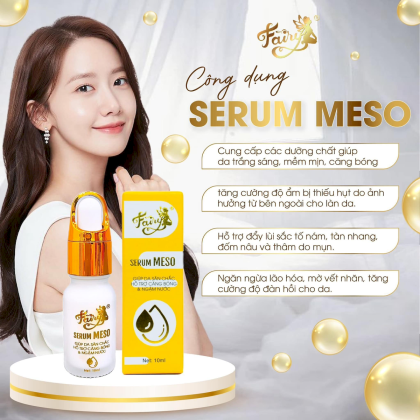 Serum Meso Fairy dưỡng trắng dưỡng ẩm căng bóng  10ml