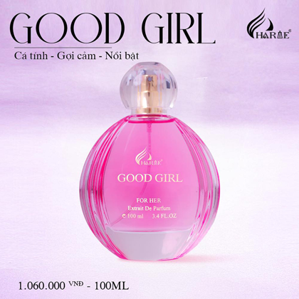 Nước hoa Nữ Charme Good Girl 100ml được phái đẹp yêu thích