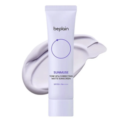 Kem Chống Nắng Beplain Nâng Tông Da Sunmuse Tone Up & Correcting Matte Sunscreen 50ml Màu tím nhạt