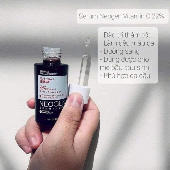 Serum Neogen Dermalogy Real Vitamin C 22% 32g Hỗ Trợ Dưỡng Sáng Da