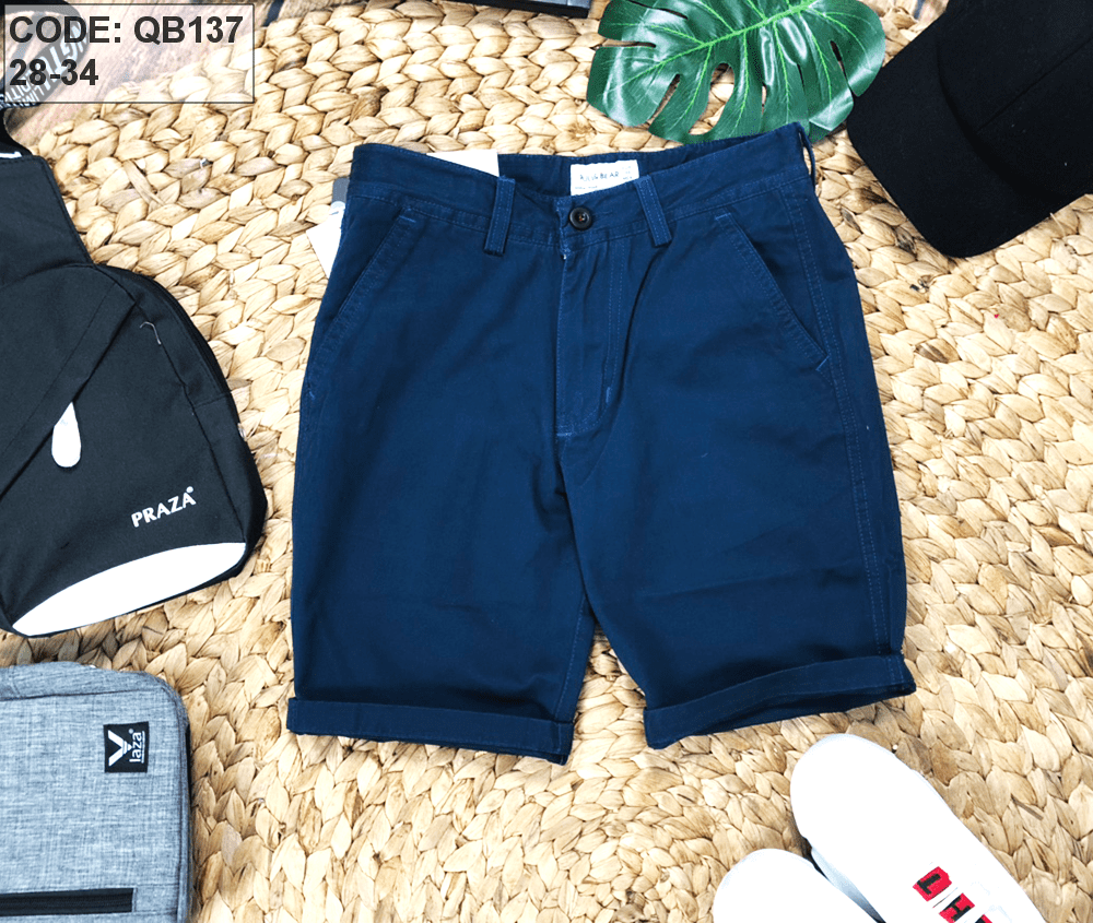 Quần short kaki nam quần lỡ P&B