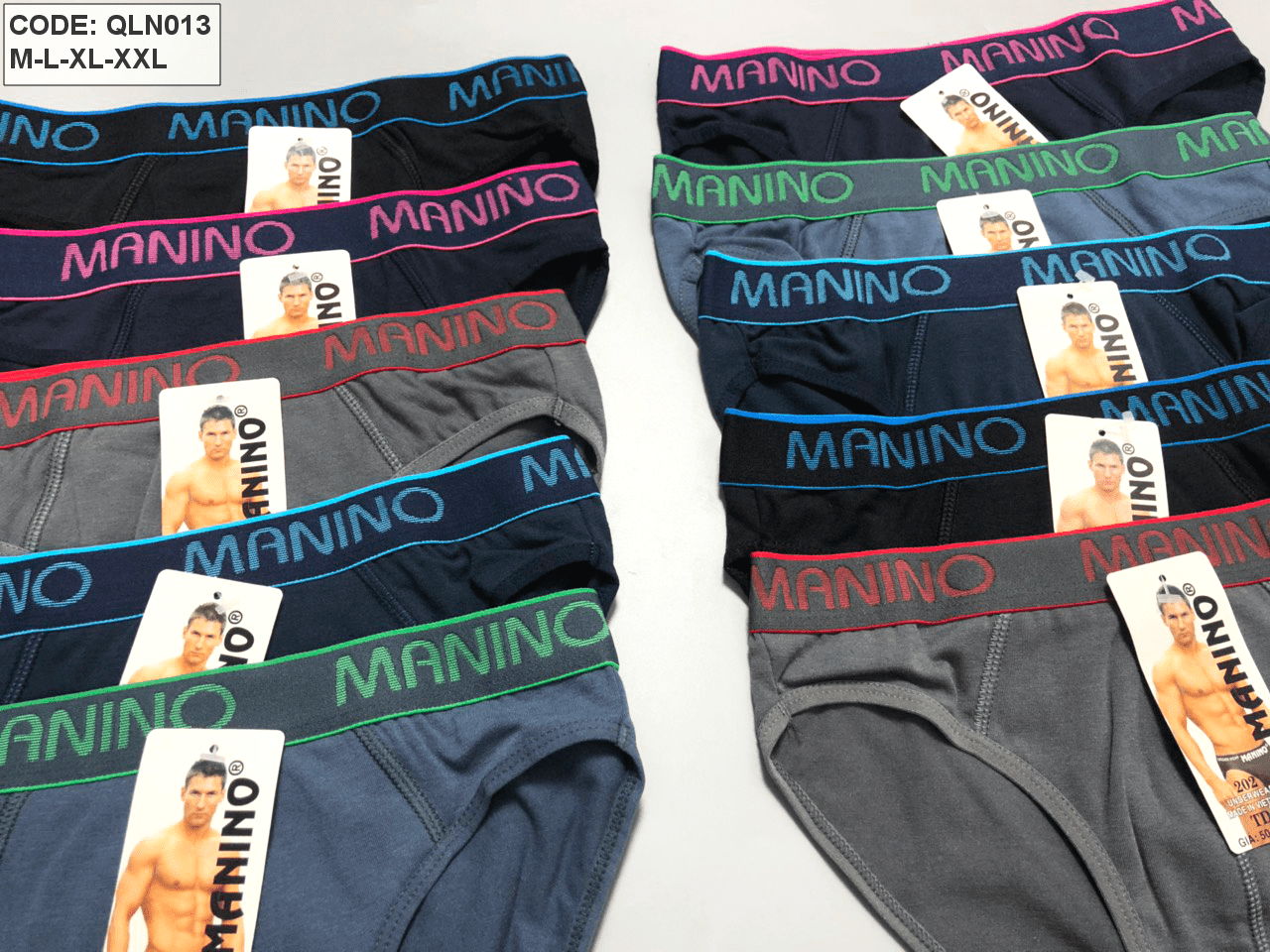 Lấy sỉ combo 10 quần lót tam giác nam manino