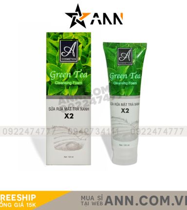 Sữa Rửa Mặt Trà Xanh A Cosmetics Mỹ Phẩm Phương Anh - 8936107160045