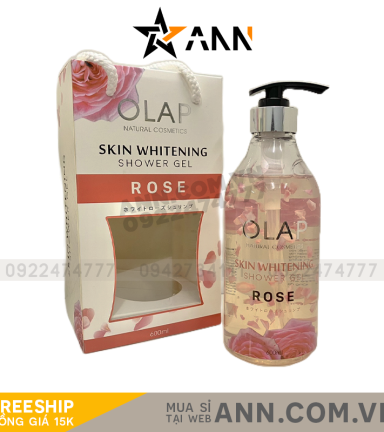 Sữa Tắm Trắng Da Olap Rose - 8938519955929