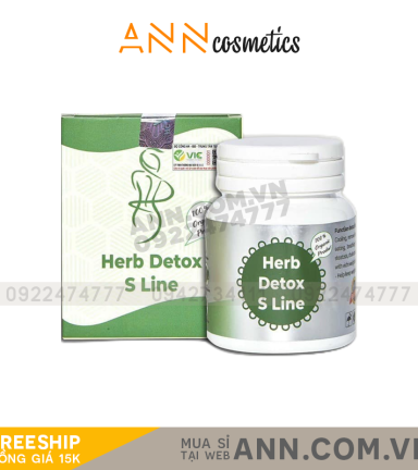 Viên Xơ Detox Cell Thảo Mộc Thiên Nhiên Herb Detox S Line VIC - 8938520468043