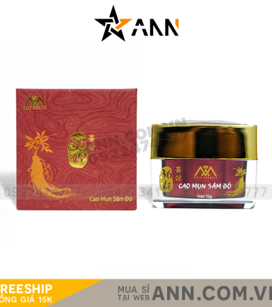 Cao Mụn Sâm Đỏ 36 Vị MeeA Organic Loại Lớn 15g - 8938534672009