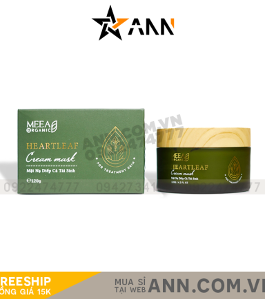 Mặt Nạ Diếp Cá Tái Sinh MeeA Organic - 8938534672085