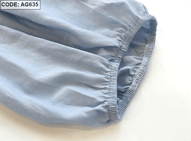 Áo kiểu nữ viền ren kết nút