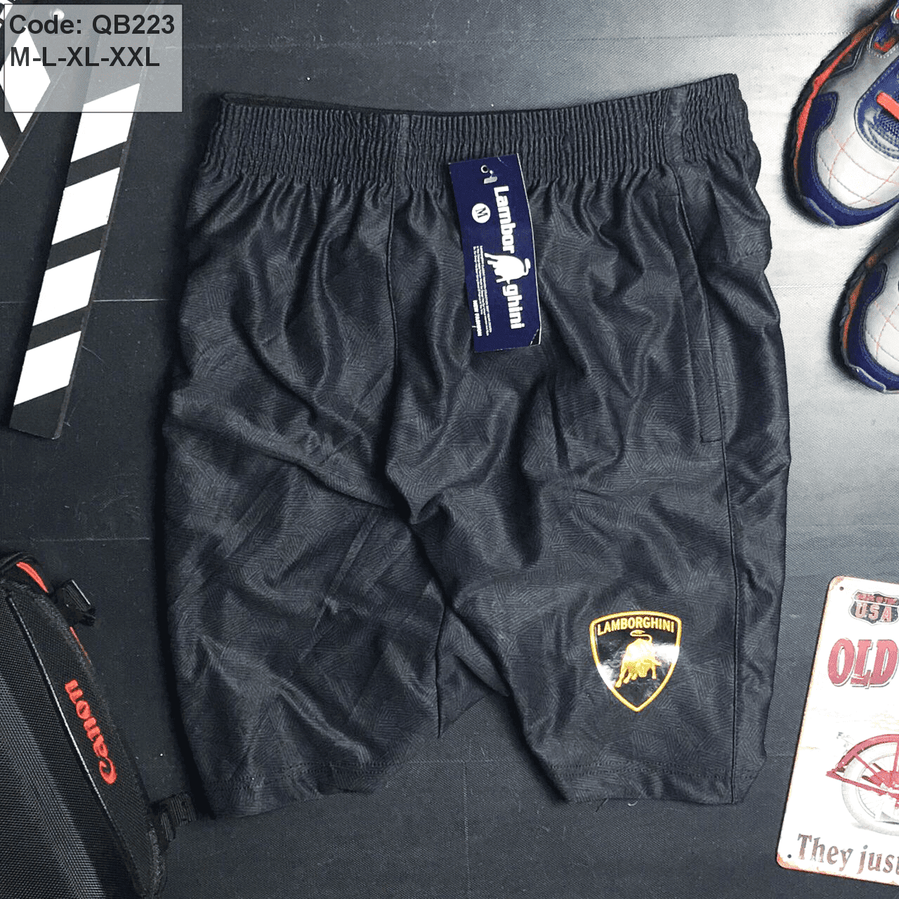 Quần short nam thể thao Lamborghini