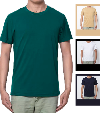 Áo Thun Nam Cổ Tròn Tay Ngắn Màu Trơn Đơn Giản (Có Size 3XL) - AB422