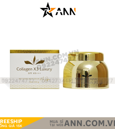 Kem Body Collagen X3 Luxury Mix Saffron Mỹ Phẩm Đông Anh - BDX3L