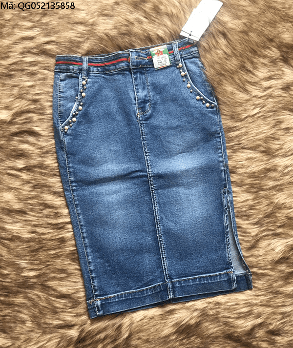 Chân váy jeans dáng dài 29feb.closet thiết kế kiểu đuôi cá dáng ôm cách  điệu xẻ tà trước phong cách Hàn Quốc -CV21 - Mua xe | 2Bánh.vn