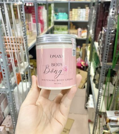 Kem body Bông 250g Lotion dưỡng trắng da ONAYA chính hãng tặng kèm son - 8938540224063