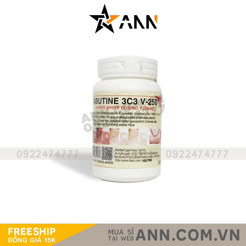 kich250-1.png Kích Trắng Abutine 3C3 Phiên Bản V250 - KICH250