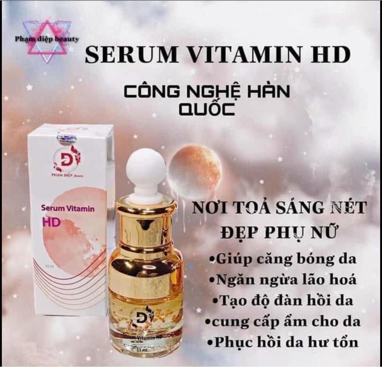 Níu giữ độ tuổi thanh xuân với Serum vitamin HD