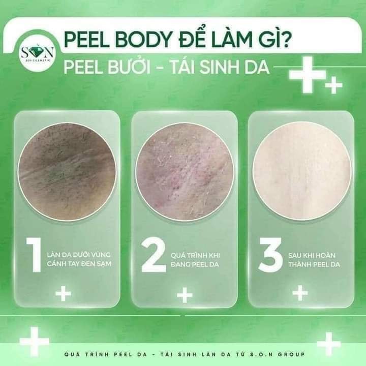 Body Peel Bưởi SON Peel được nách