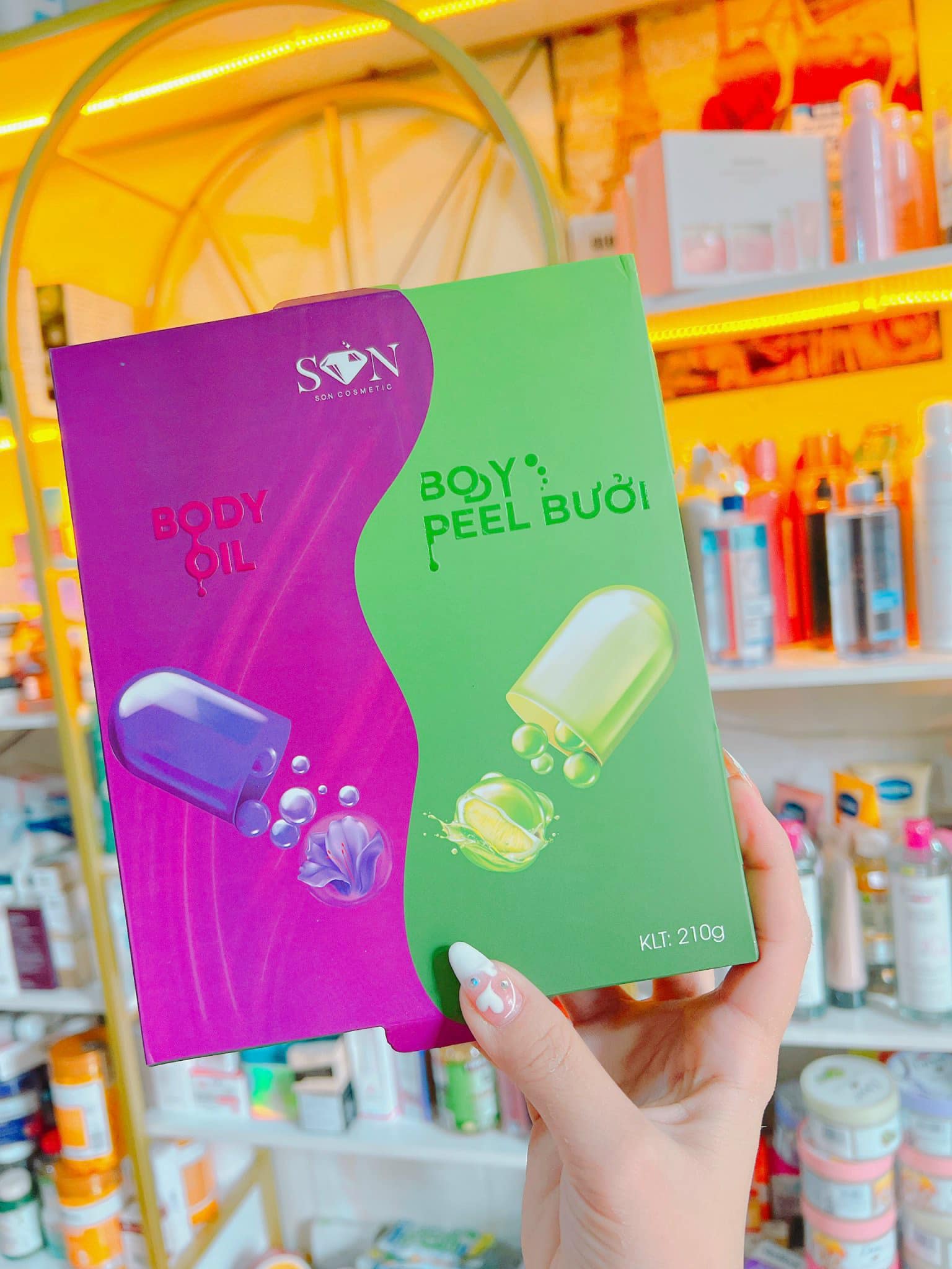 Body Peel Bưởi SON Peel được nách