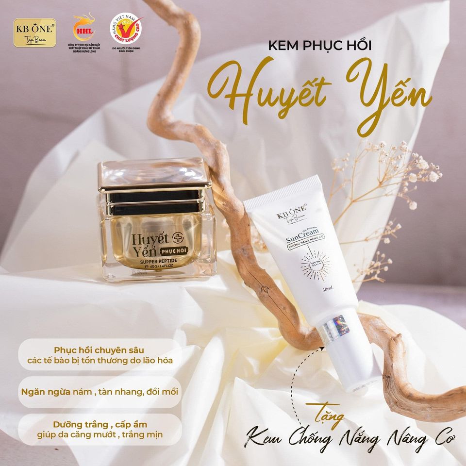 Nâng Niu Và Chăm Sóc Da Với Kem Dưỡng Huyết Yến Phục Hồi KB One 8 Nâng Niu Và Chăm Sóc Da Với Kem Dưỡng Huyết Yến Phục Hồi KB One