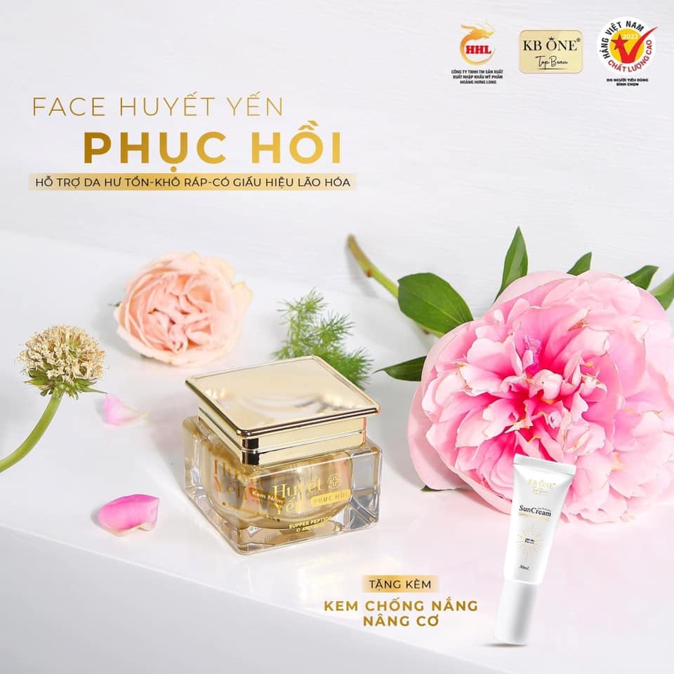 Nâng Niu Và Chăm Sóc Da Với Kem Dưỡng Huyết Yến Phục Hồi KB One 7 Nâng Niu Và Chăm Sóc Da Với Kem Dưỡng Huyết Yến Phục Hồi KB One
