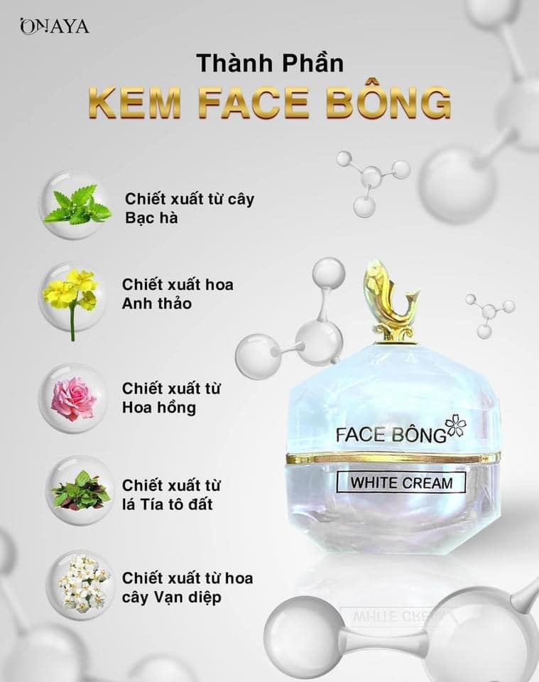 Muốn Đen Thì Ra Nắng Còn Muốn Trắng Xinh Thì Đã Có Kem Face Bông ONAYA