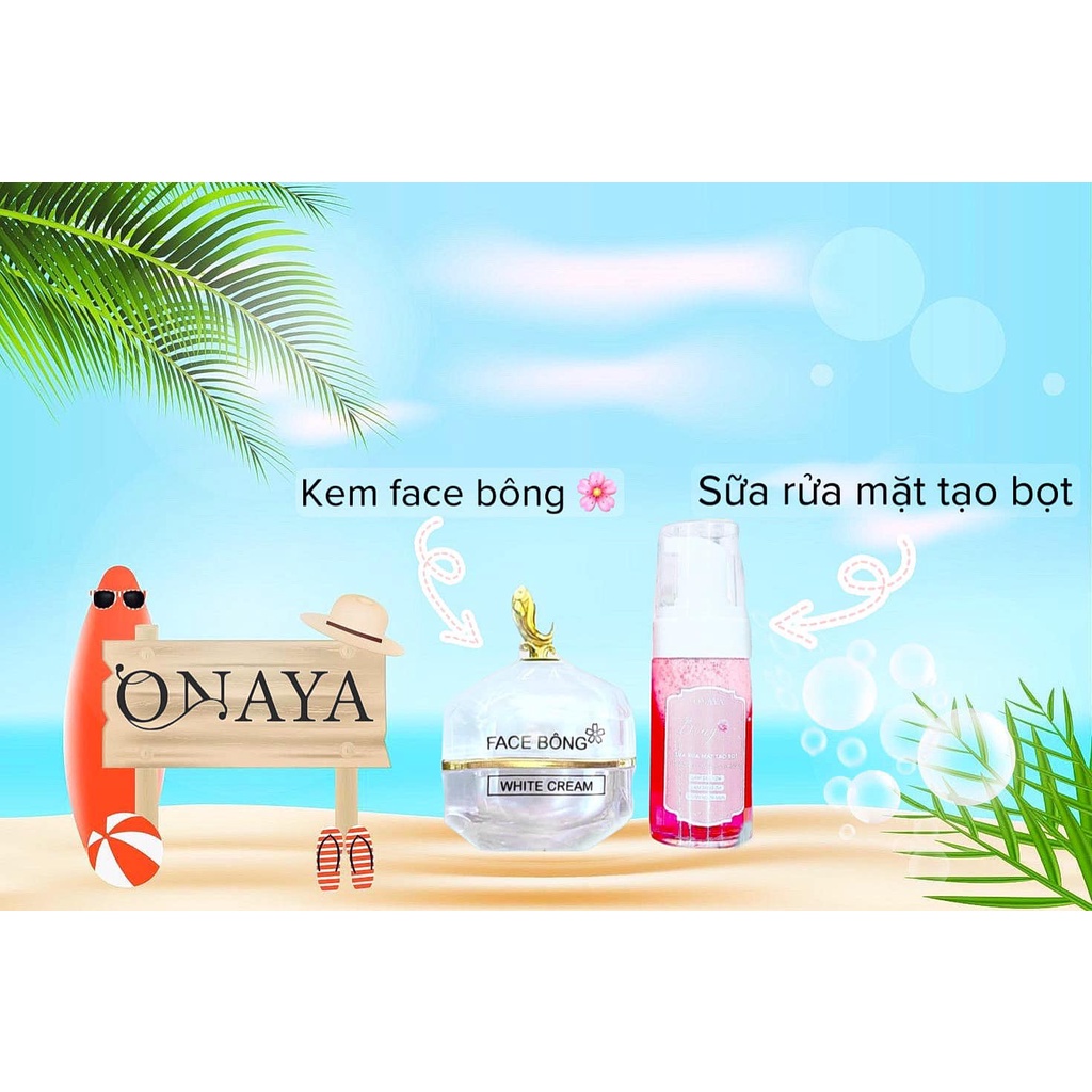 Sữa Rửa Mặt Tạo Bọt ONAYA- Tạm Biệt Ngay Bã Nhờn Bụi Bẩn Gây Mụn