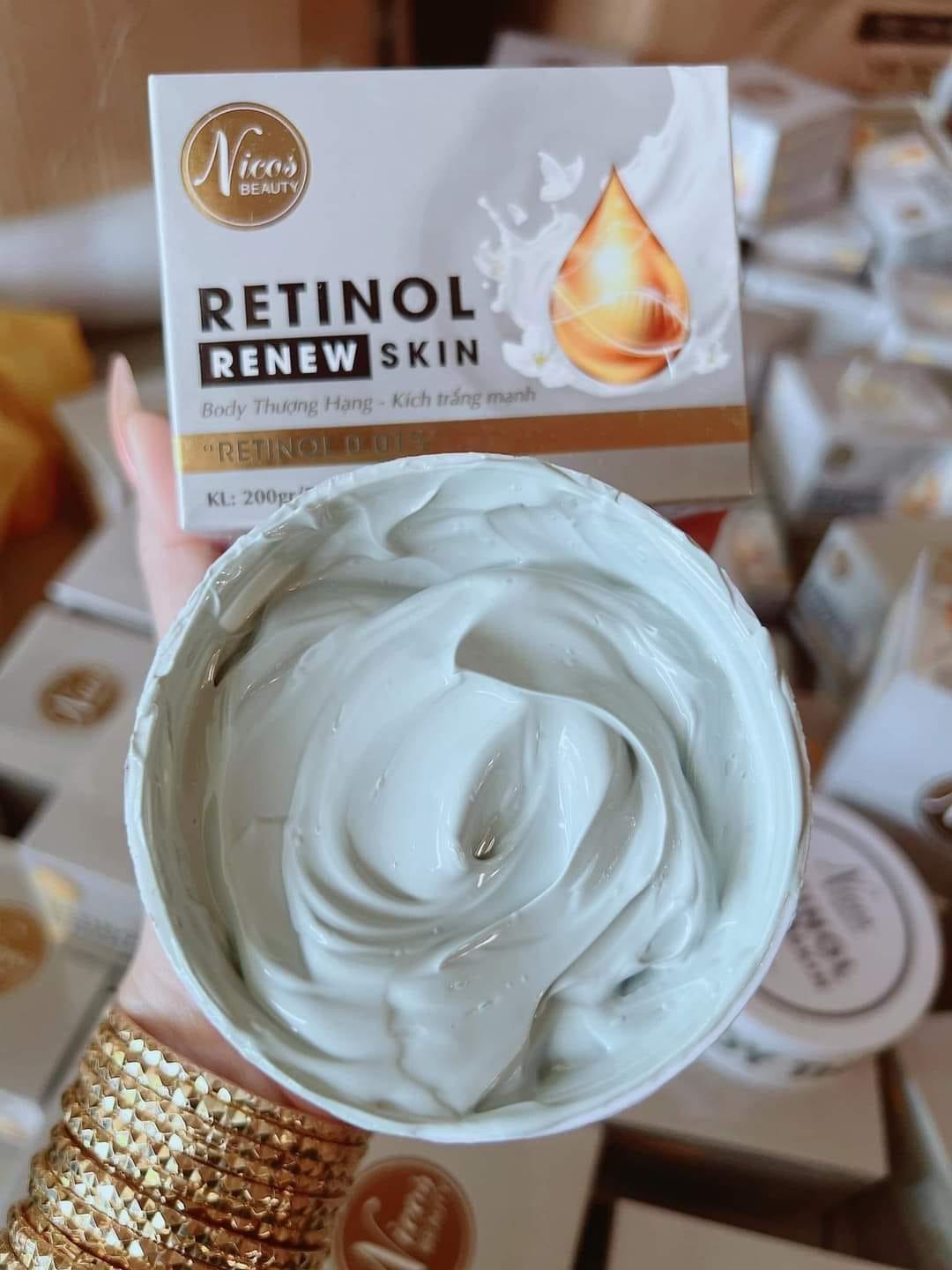 Cùng Kem Body Retinol Nicos Beauty Chăm Sóc Làn Da Của Bạn