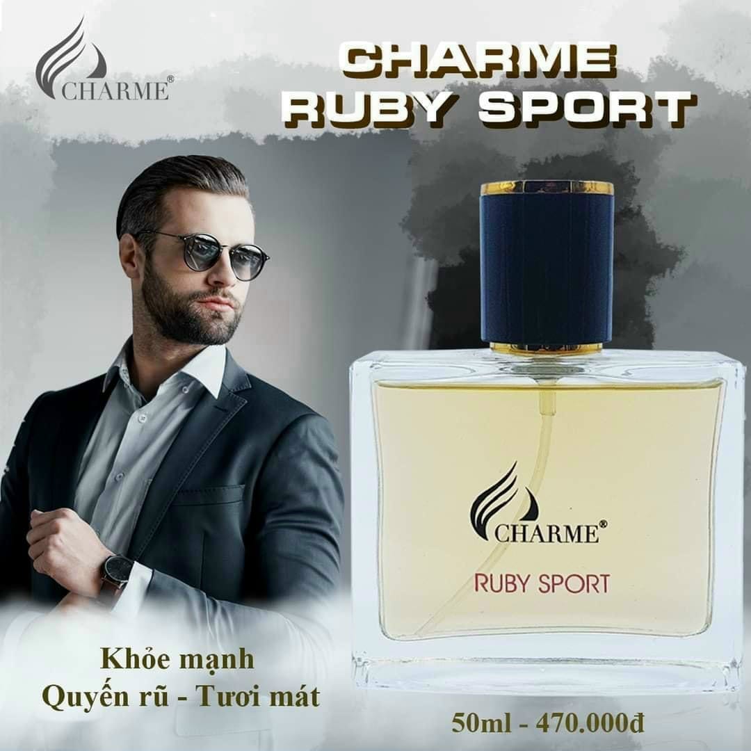 Charme Ruby Sport nước hoa thể thao cho ngày hè năng động