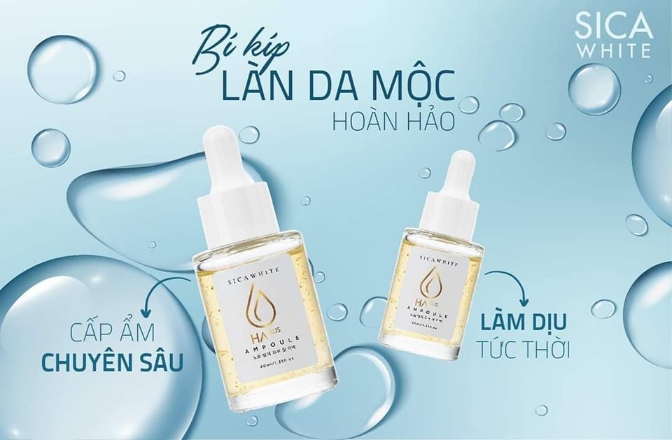 Món quà thiên nhiên dành cho da Serum HA Ampoule SiCa White