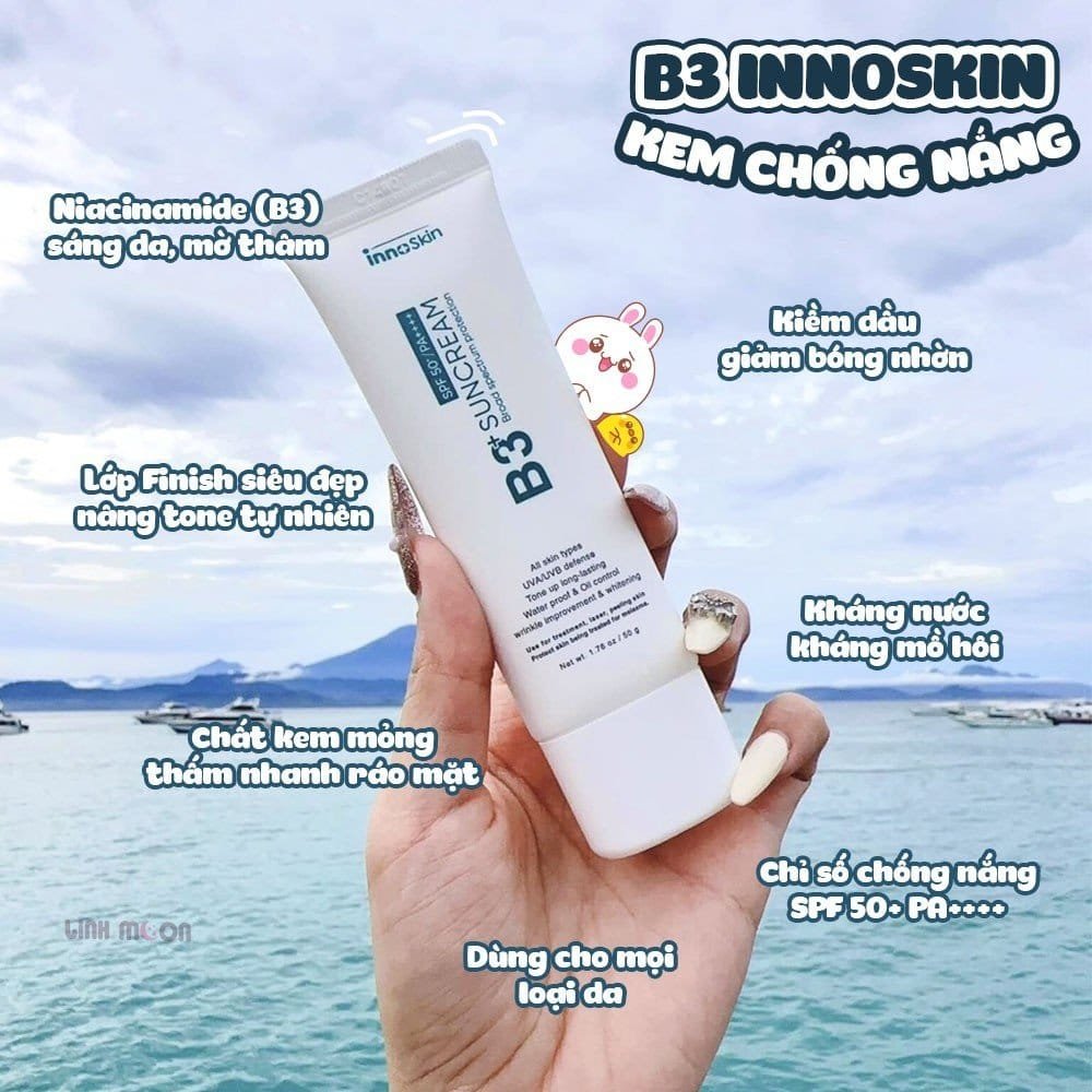 Kem chống nắng B3 InnoSkin em kem chống nắng rất được quan tâm dạo gần đây