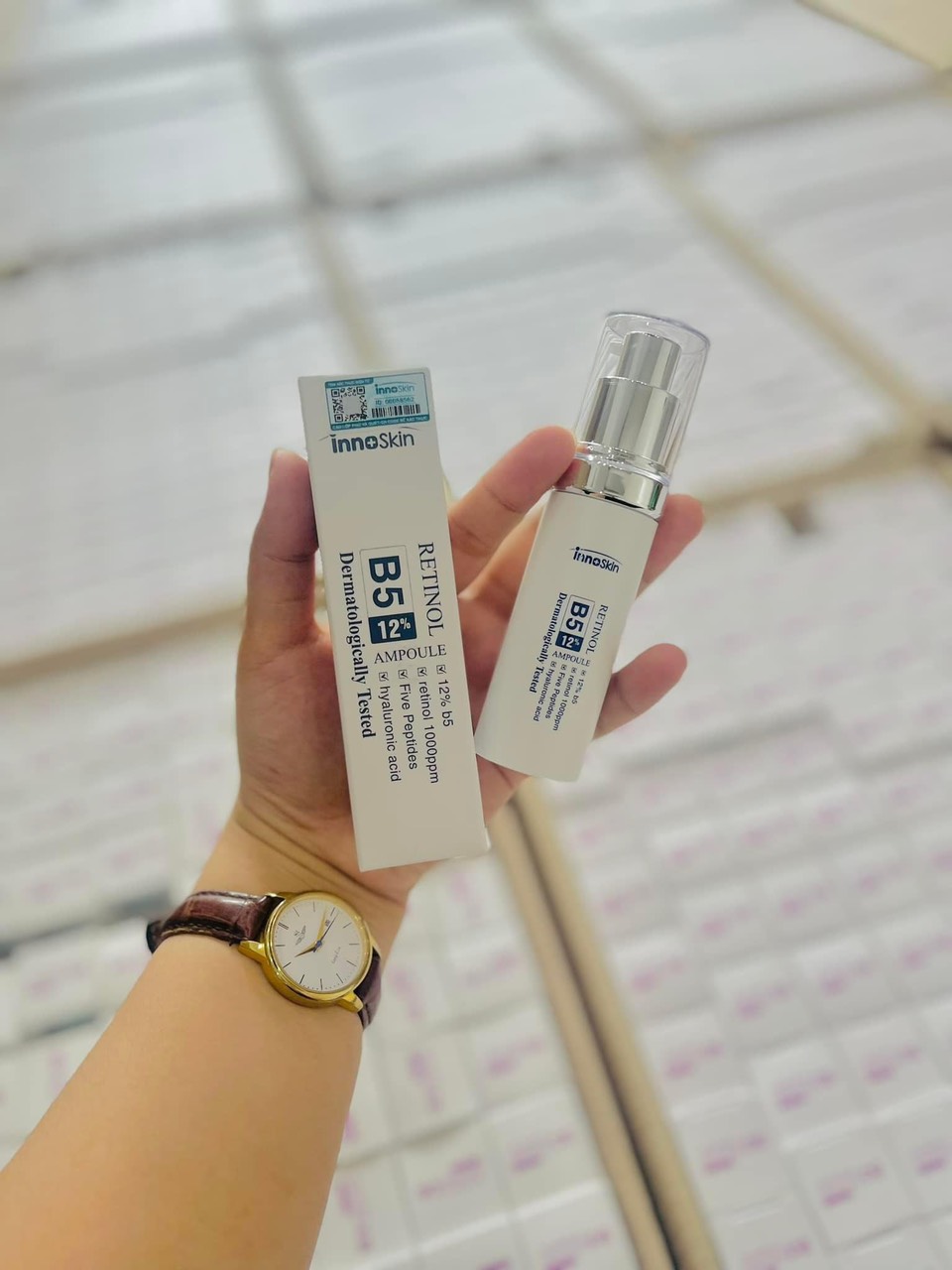 Retinol B5 12% Innoskin không bong tróc