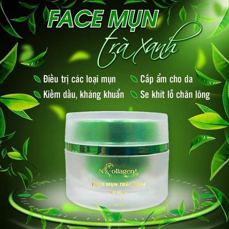 Kem Face Giảm Mụn Tinh Chất Trà Xanh N Collagen