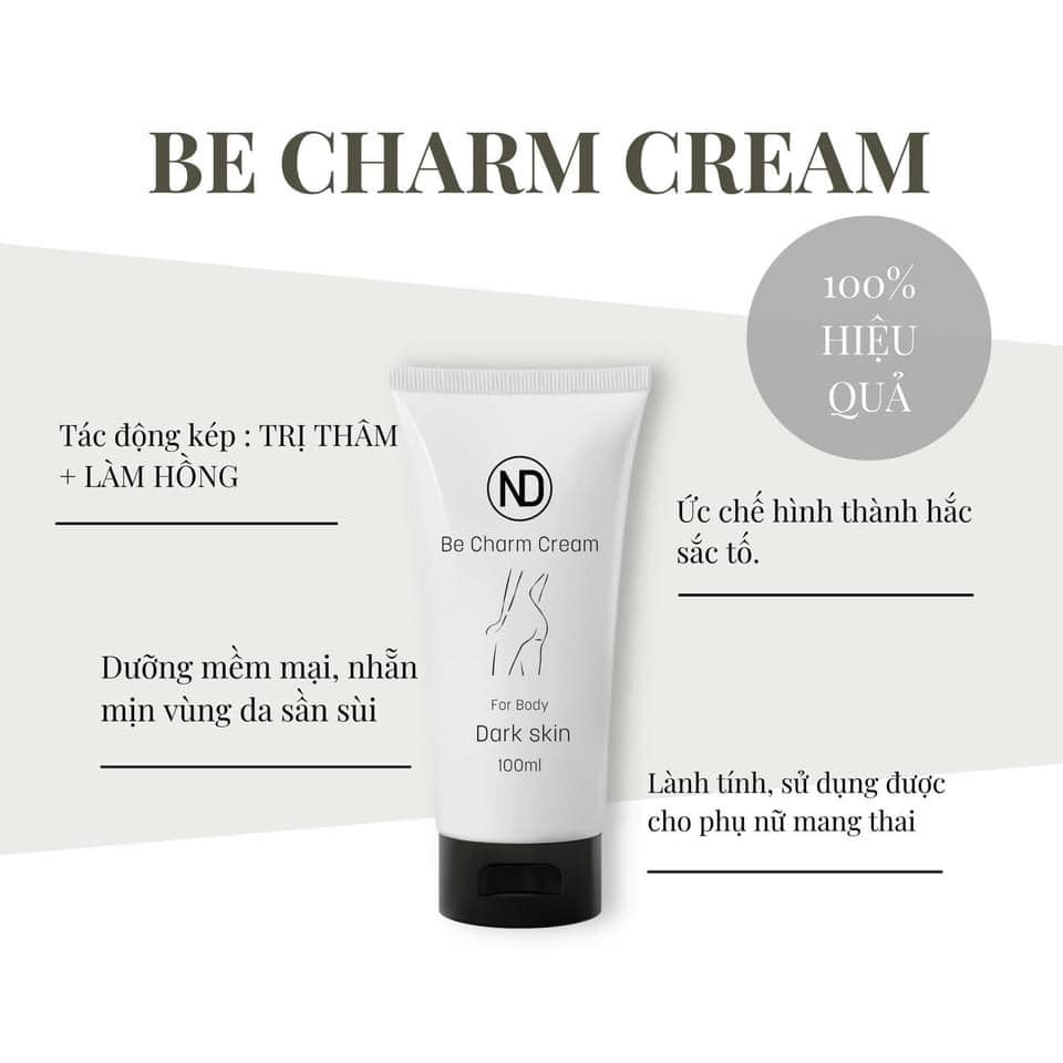 Kem Giảm Thâm Be Charm Cream Mờ Thâm Body Cream 6 in 1 giải cứu chiếc mông thâm sạm
