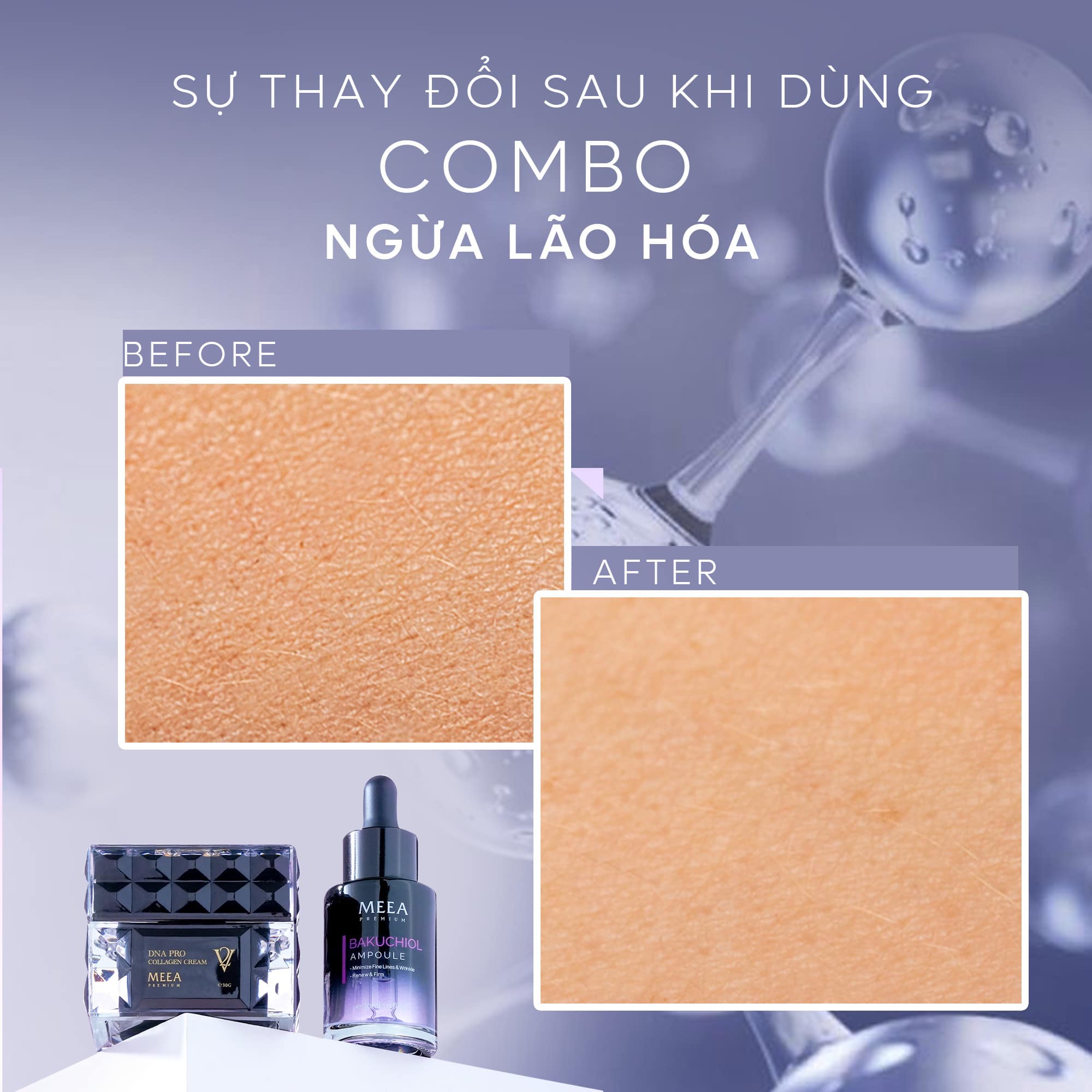 Thế hệ Treatment Bakuchiol Ampoule & Kem Face Collagen