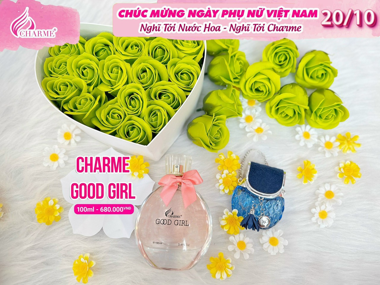 Nước hoa tặng người phụ nữ yêu thương 20/10