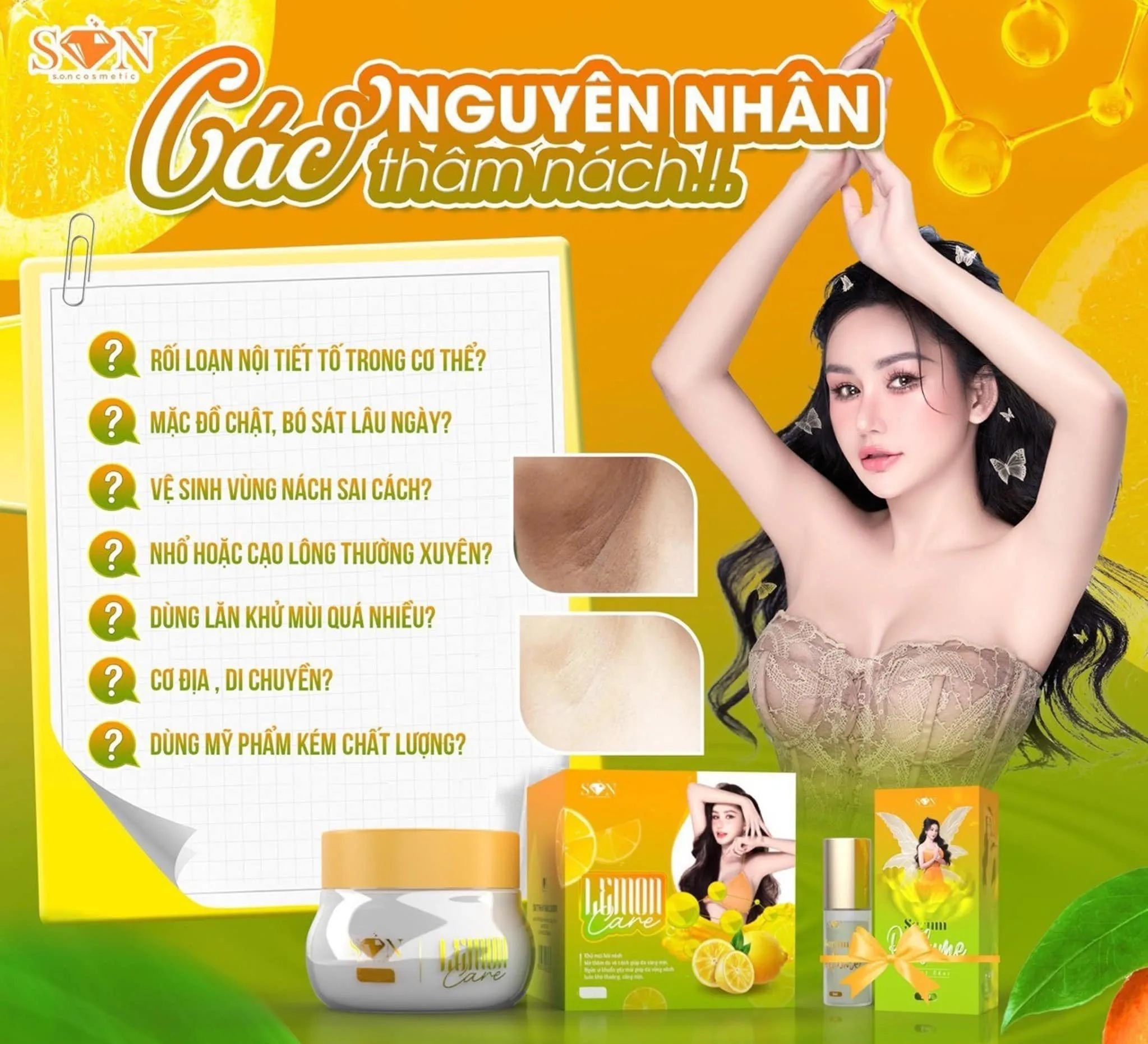 Kem Trị Thâm Lemon Care Son Nguyễn Tiên Cô Tiên Miền Tây