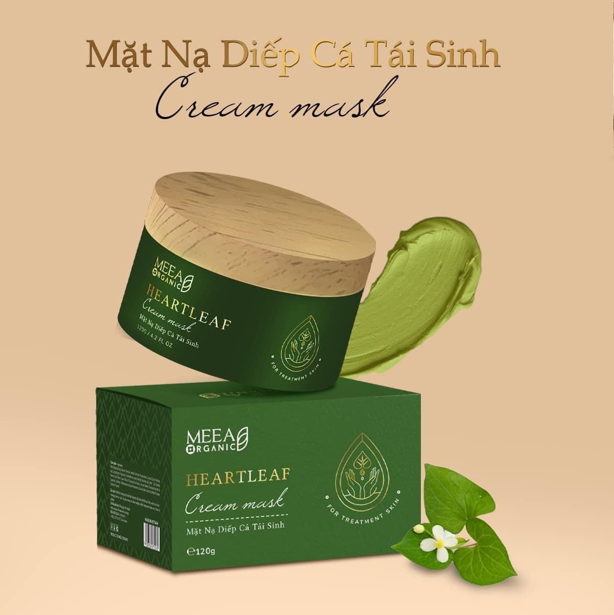 Mặt Nạ Diếp Cá Tái Sinh MeeA Organic