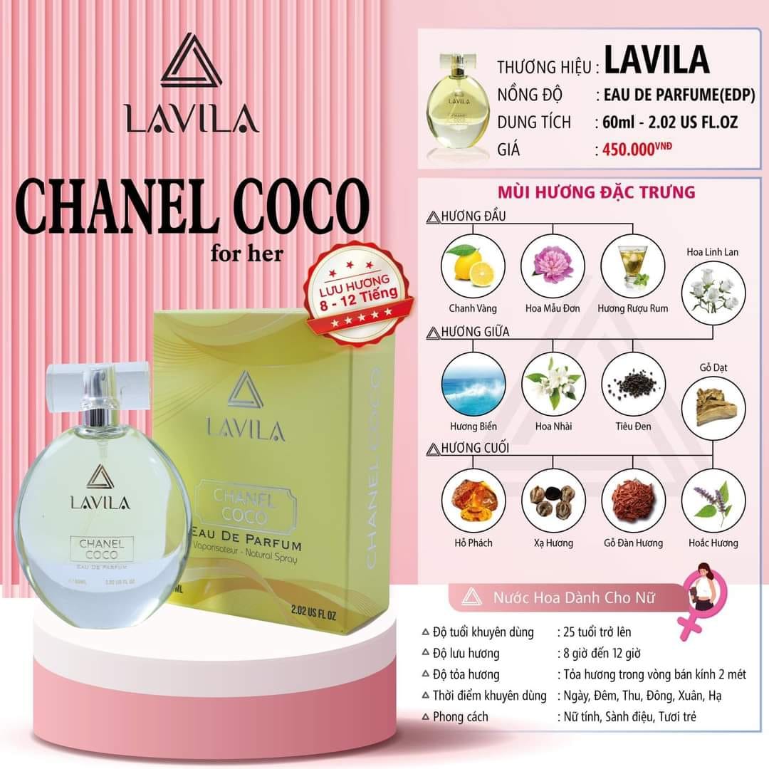 Khám phá mùi hương độc đáo và quyến rũ của nước hoa Chanel Coco tại  Lavila